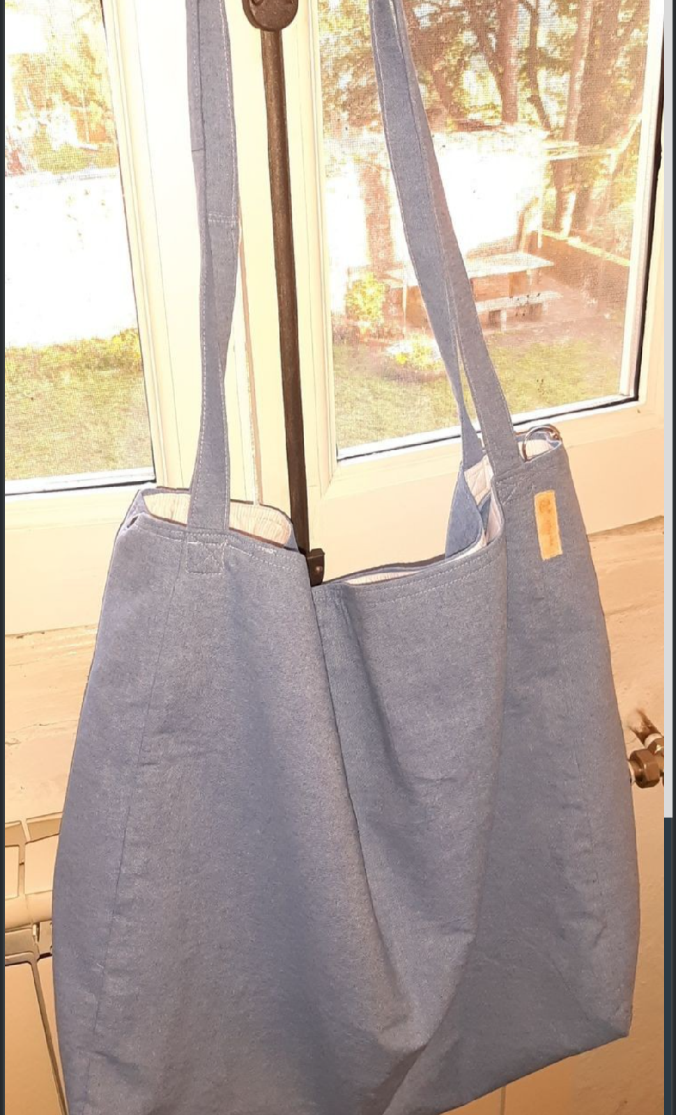 Tote bag in jeans