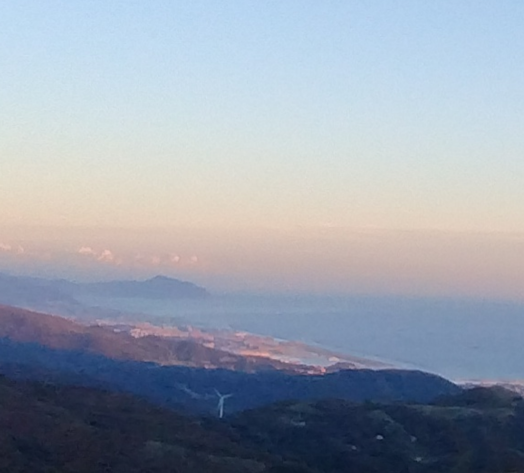 Panorama ligure dai monti