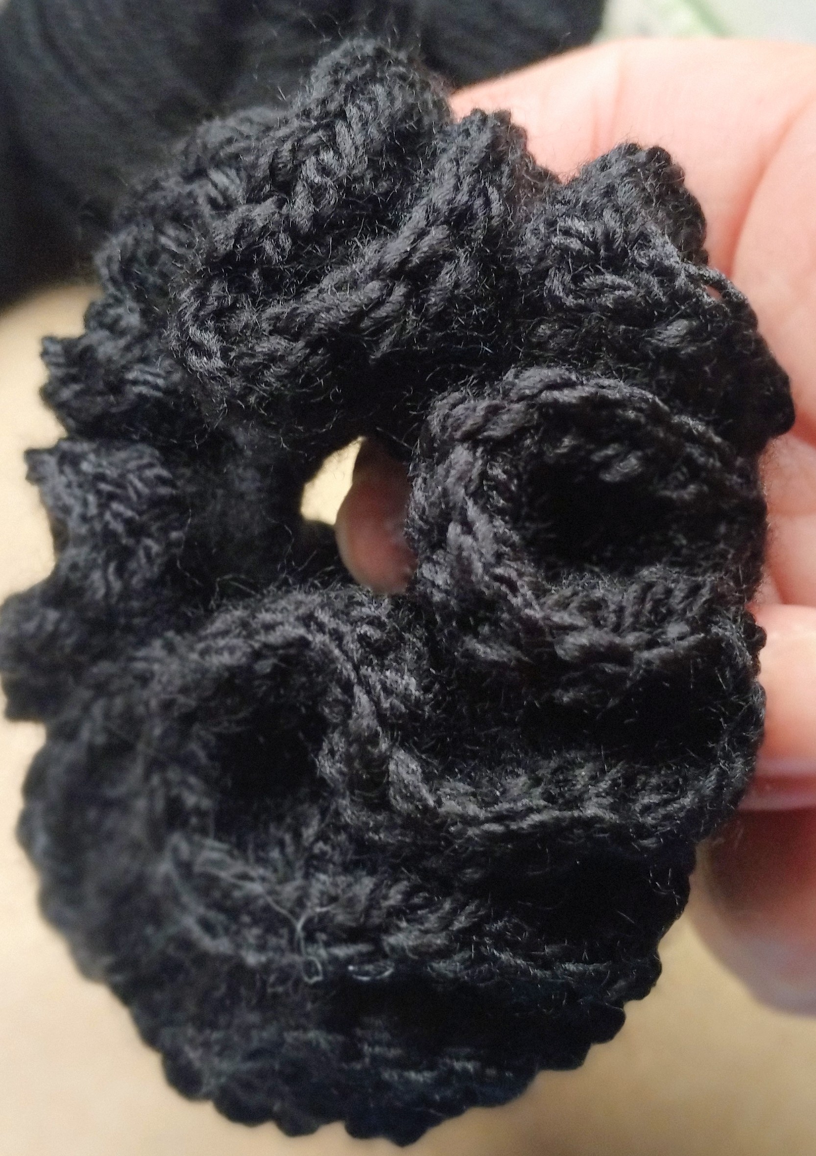 Scrunchie a uncinetto